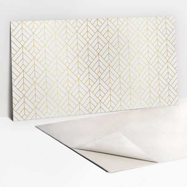 Revestimento de parede Geometria dourada