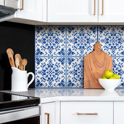 Revestimento decorativo PVC Enfeite azul