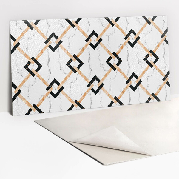 Revestimento decorativo PVC Mármore e quadrados