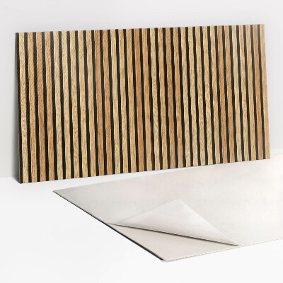 Revestimento de parede Placas de lamelas de madeira