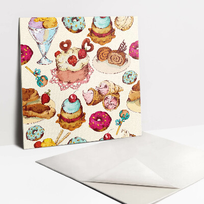 Piso vinilico Doces coloridos