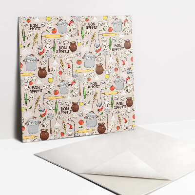 Pavimento vinílico Tema bom apetite