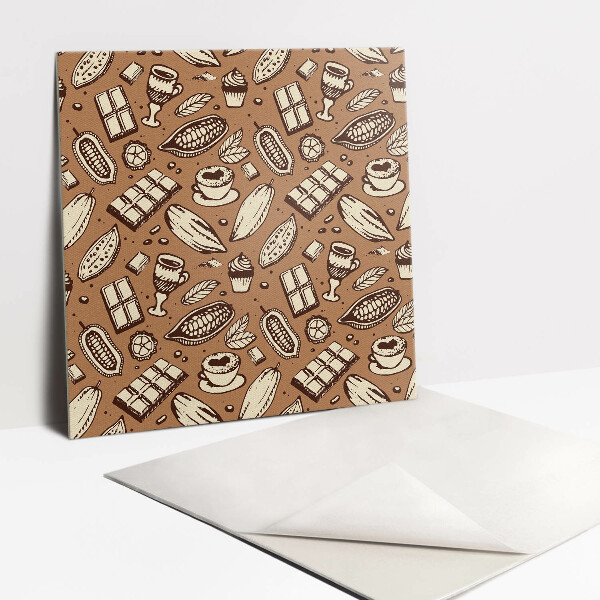 Piso vinilico Abstração marrom