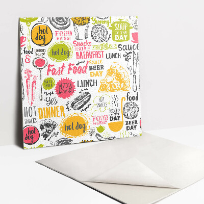 Piso vinilico Fast food almoço jantar