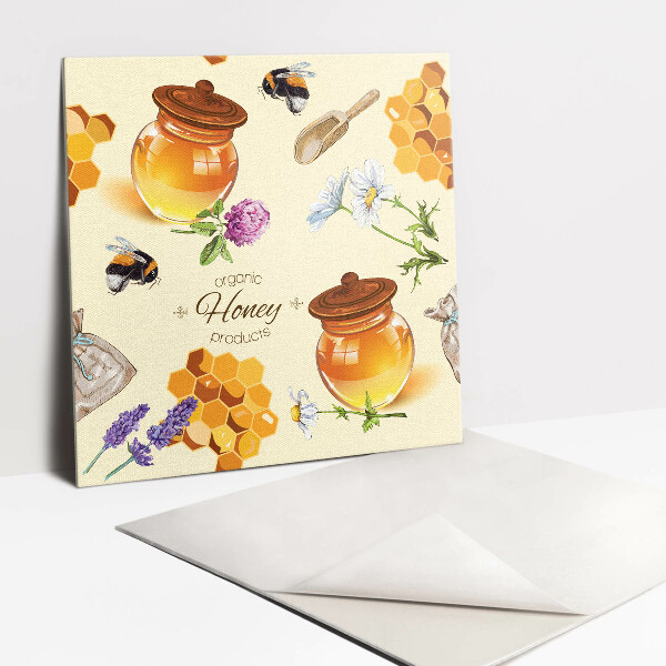 Pavimento vinílico Favo de mel e jarra