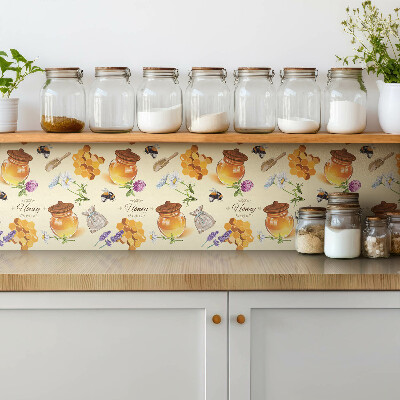 Pavimento vinílico Favo de mel e jarra