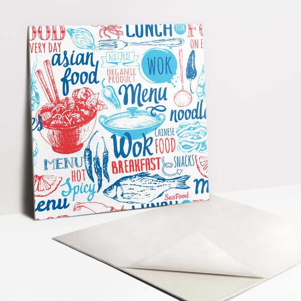 Pavimento vinílico Desenho com tema de comida