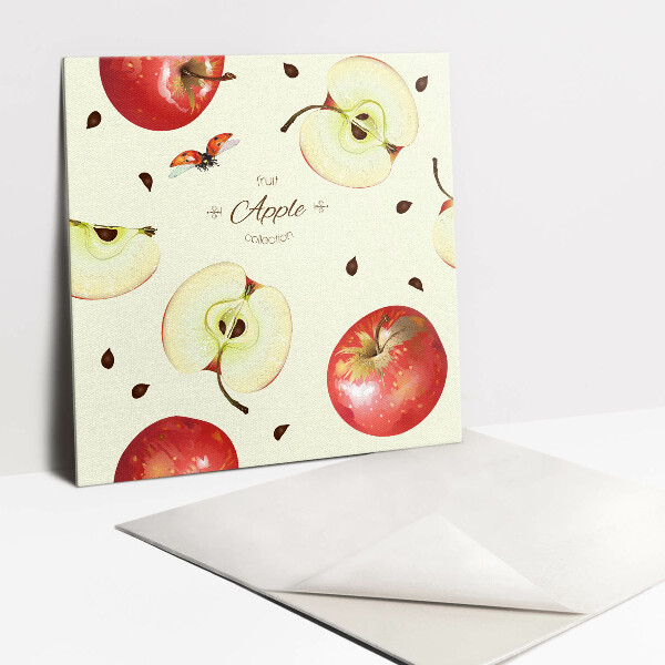 Pavimento vinílico Maçãs vermelhas