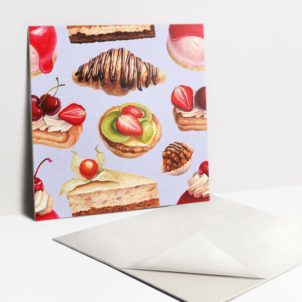 Piso vinilico Sobremesa de desenho animado