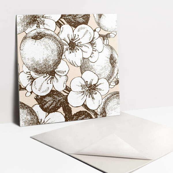 Piso vinilico Abstração marrom