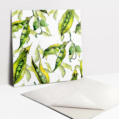 Piso vinilico Ervilhas verdes