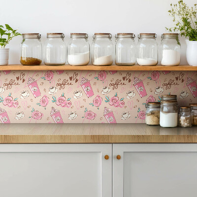 Pavimento vinílico Café de desenho animado