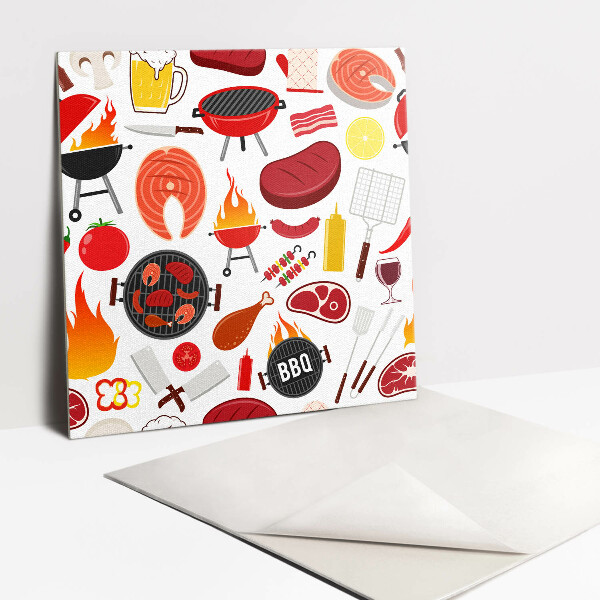 Piso vinilico Grelha de desenho animado