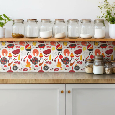 Piso vinilico Grelha de desenho animado