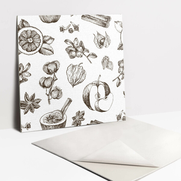 Pavimento vinílico Maçã e canela