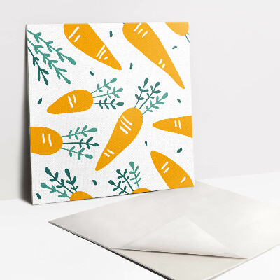 Piso vinilico Cenoura de desenho animado