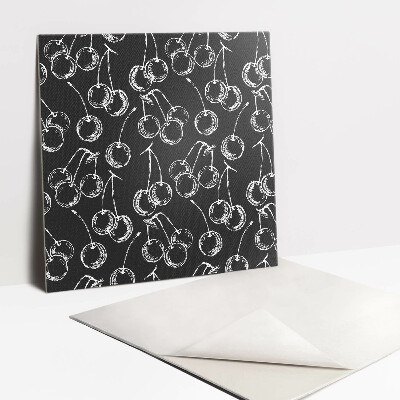 Pavimento vinílico Cerejas de desenho animado