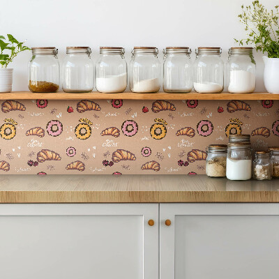 Pavimento vinílico Doces croissant e donut