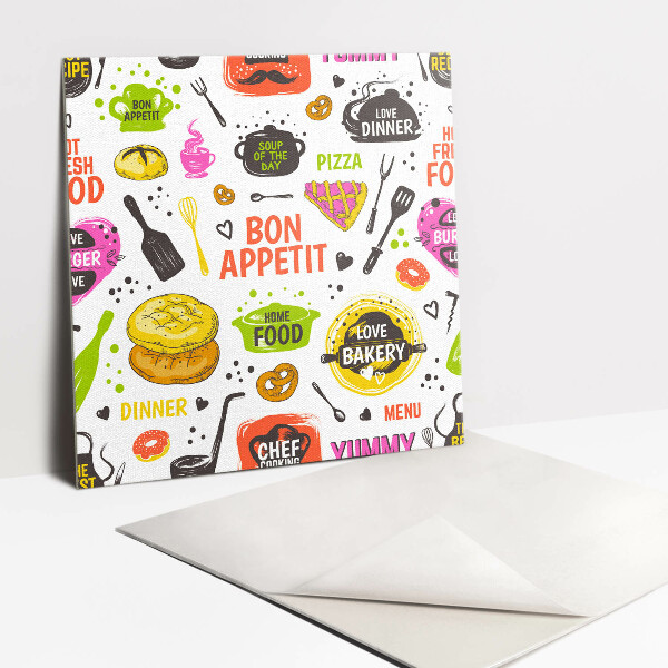 Piso vinilico Tema bom apetite!