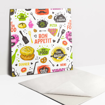 Piso vinilico Tema bom apetite!