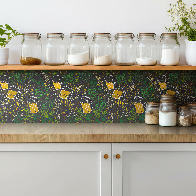 Piso vinilico Desenho de cones de lúpulo