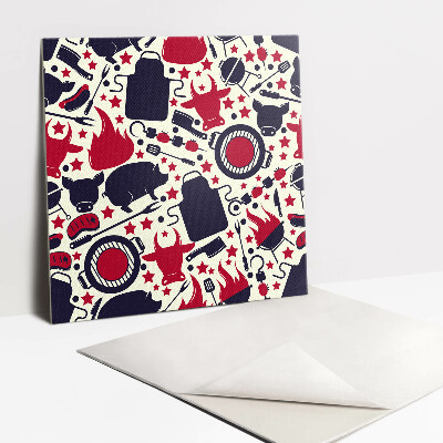 Pavimento vinílico Grelha de desenho animado