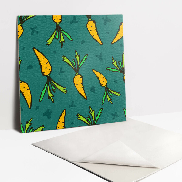 Pavimento vinílico Cenoura de desenho animado