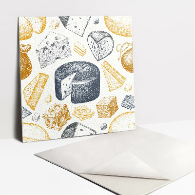 Pavimento vinílico Queijos de desenho animado