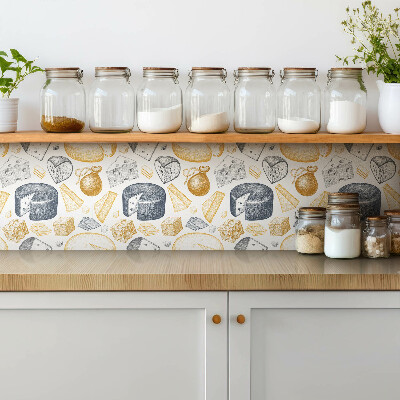 Pavimento vinílico Queijos de desenho animado