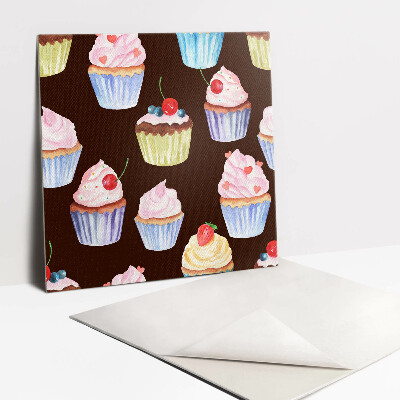 Pavimento vinílico Cupcakes de desenho animado