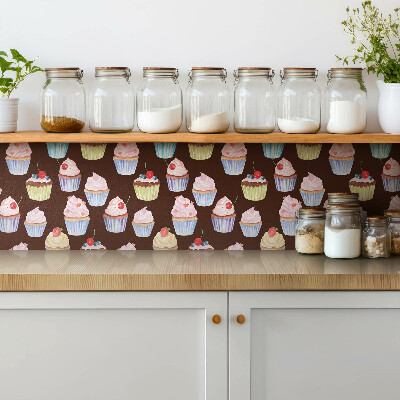Pavimento vinílico Cupcakes de desenho animado