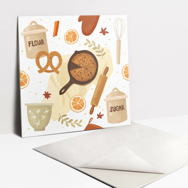 Pavimento vinílico Açúcar, farinha e produtos assados