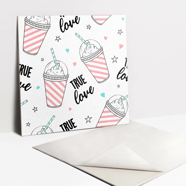 Piso vinilico Coquetel de desenho animado