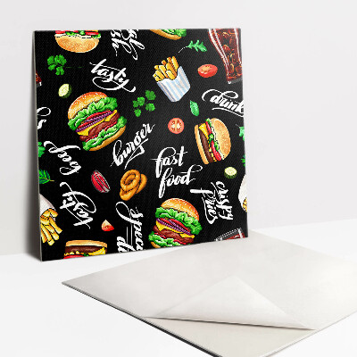 Pavimento vinílico Temas de fast food