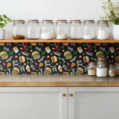 Pavimento vinílico Temas de fast food