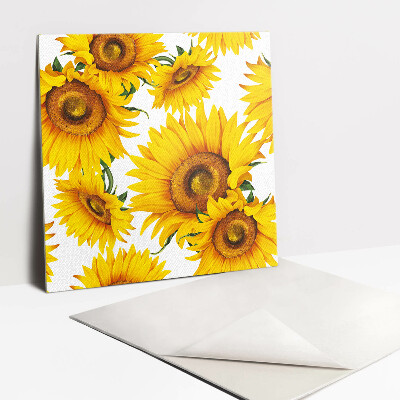 Pavimento vinílico Girassóis