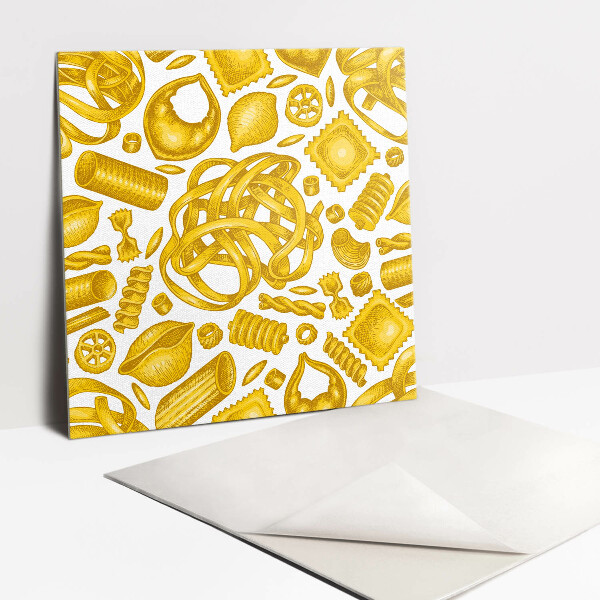 Piso vinilico Macarrão de desenho animado