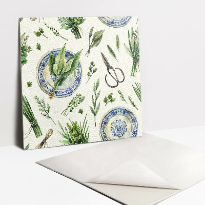 Pavimento vinílico Buquês de ervas e grama