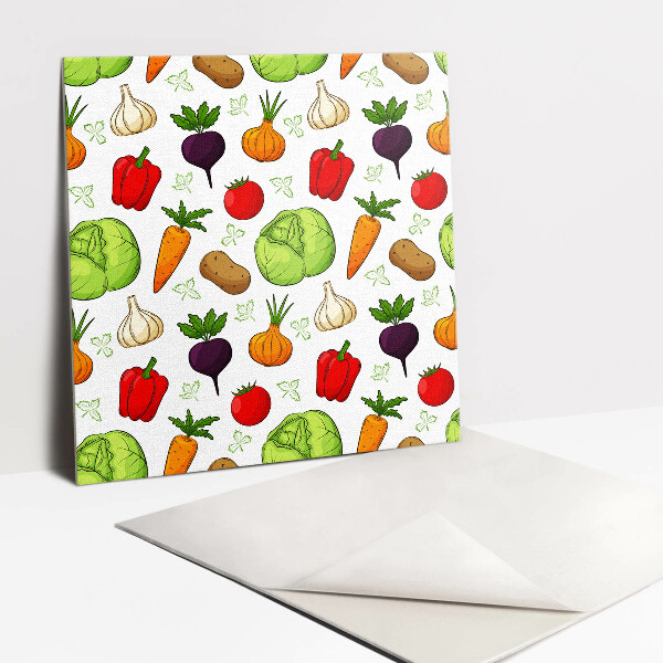 Piso vinilico Vegetais e frutas