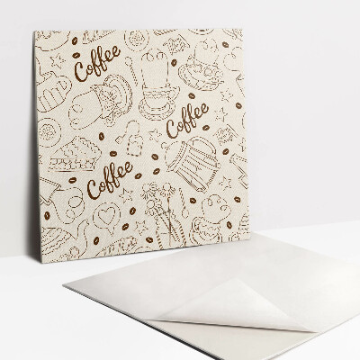 Pavimento vinílico Tema café