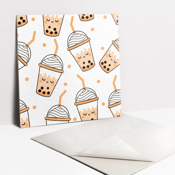 Pavimento vinílico Coquetéis de desenho animado