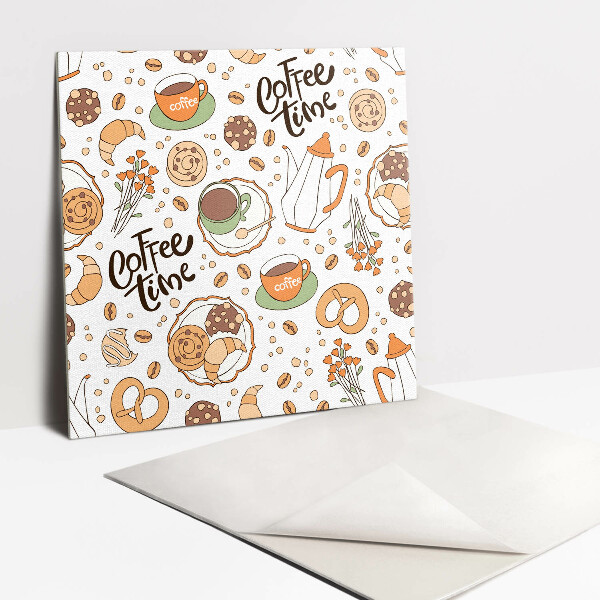 Piso vinilico Hora do café!