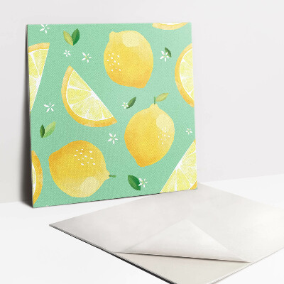 Piso vinilico Limão de desenho animado