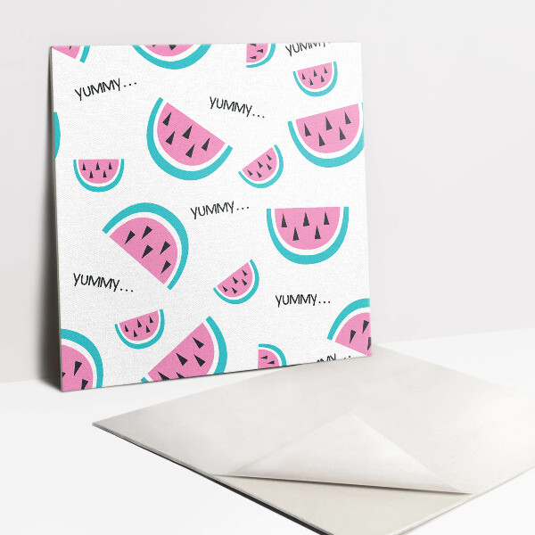 Pavimento vinílico Melancia de história em quadrinhos