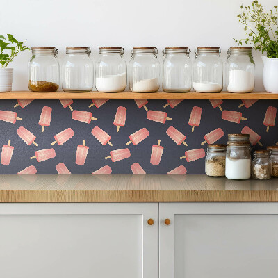 Pavimento vinílico Picolé de desenho animado