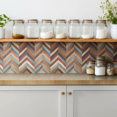 Pavimento vinílico Quadros coloridos