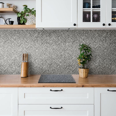 Piso vinilico Painéis em preto e branco