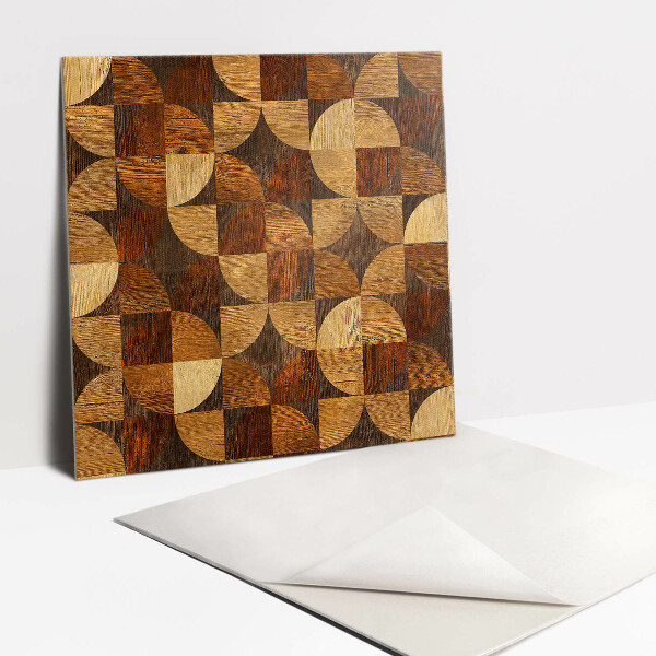 Pavimento vinílico Tons de madeira marrom