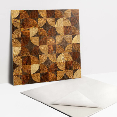 Pavimento vinílico Tons de madeira marrom