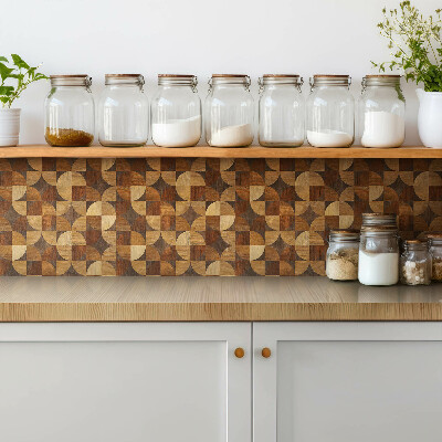 Pavimento vinílico Tons de madeira marrom